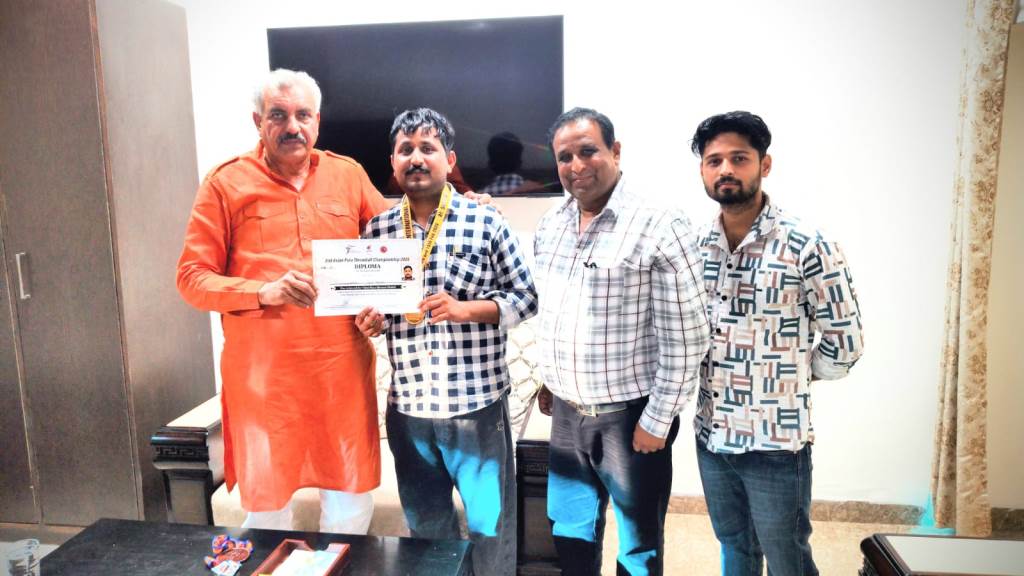 Nalwa MLA Randhir Congratulates Asian Champion Aman Tak